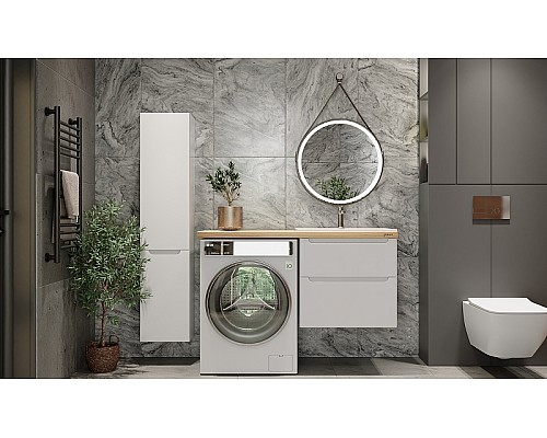 Столешница под раковину Jorno Wood 122 Wood.06.122/LW Светлое дерево