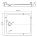 Акриловый поддон для душа Veconi Tezeo TZ-54B 120x90 TZ54B-12090-C5 Черный