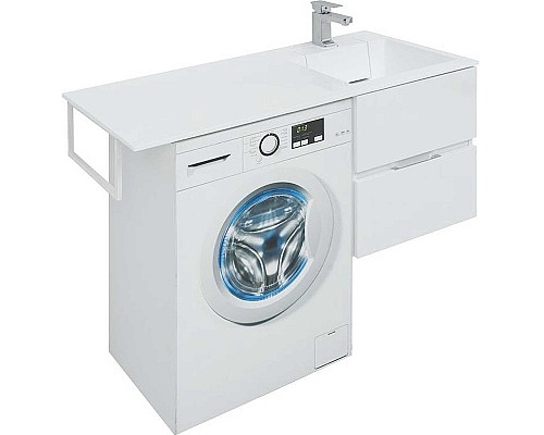 Тумба под раковину Aquanet Алвита 120 R 243660 подвесная Белая