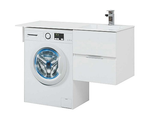 Тумба под раковину Aquanet Алвита 120 R 243660 подвесная Белая