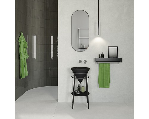 Раковина Kerama Marazzi CONO встаиваемая сверху 44, черная матовая Раковина Kerama Marazzi CONO встаиваемая сверху 44, черная матовая