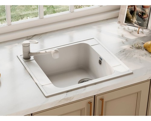 Кухонная мойка Ulgran U-604-341 ультра-белый