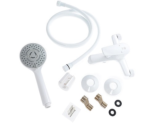 Смеситель для ванны Orange Loop M26-100W Белый