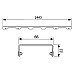 Декоративная решетка TECE drainline quadratum 601550