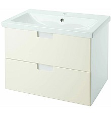 Тумба под раковину Bellezza Пегас 70 4630411270073 подвесная Бежевая