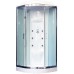 Душевая кабина Royal Bath НК 100x100 с гидромассажем задняя стенка Белая