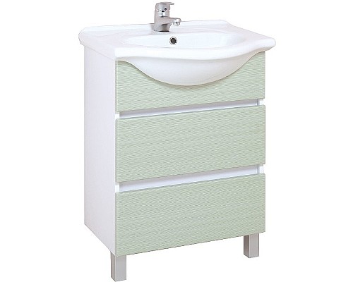 Тумба под раковину Onika Элита 60.13 106121 Олива Белая