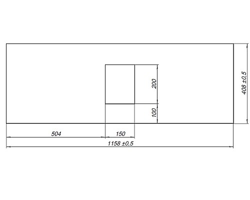Столешница под раковину Allen Brau Priority 120 1.31012.DG-S Пепел структ