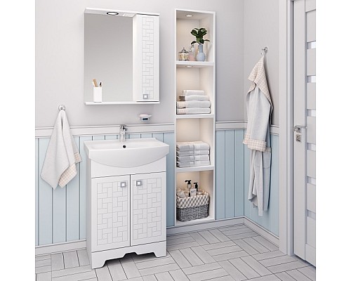 Зеркальный шкаф Runo Авила 60 00000001047 правый