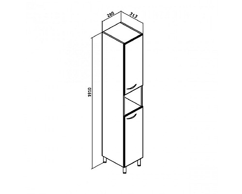 Пенал Runo Эконом 28 00000000618 универсальный