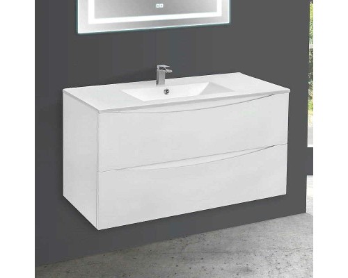 Тумба под раковину Vincea Mia 100 VMC-2MC100GW подвесная G.White