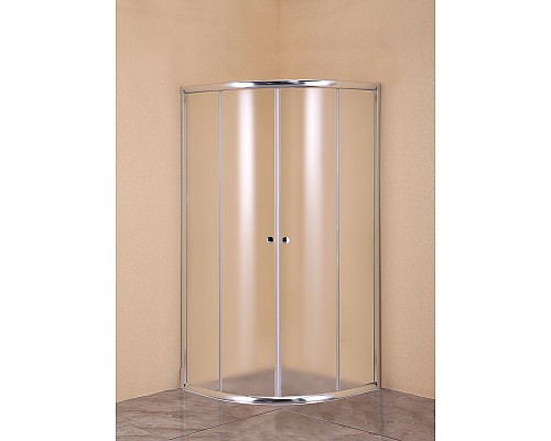 Душевой уголок Agger A01-080MCR/G 80x80 профиль Хром стекло матовое