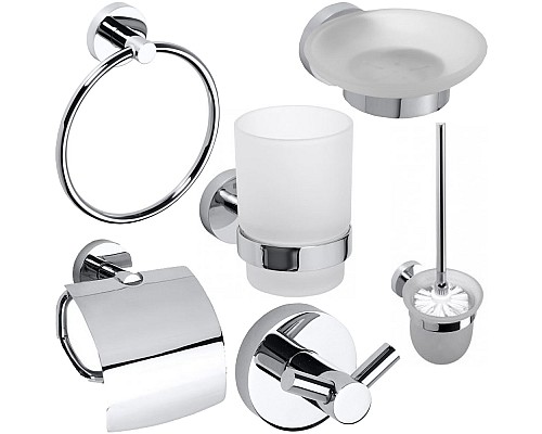 Набор аксессуаров для ванной Bemeta Omega 6 204601 Хром
