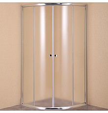 Душевой уголок Agger A01-080MCR/G 80x80 профиль Хром стекло матовое