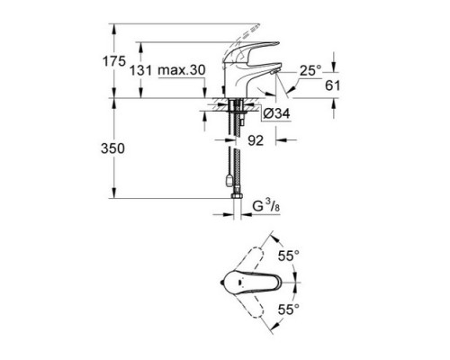 Смеситель Grohe для раковины
