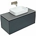 Тумба под раковину Allen Brau Infinity 100 1.21004.AM подвесная Антрацит матовый