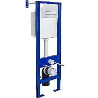 Инсталляция Berges Atom 410 040339 для унитаза c Белой клавишей смыва