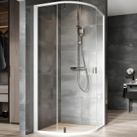 Душевой уголок Ravak Nexty NSKK3-90 90x90 профиль Белый стекло Transparent