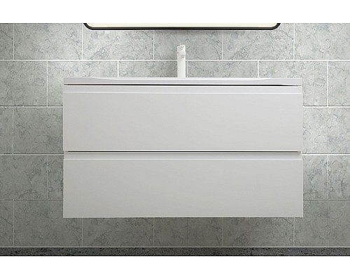 Тумба под раковину Art&Max AM-Bianchi-1000-2C-SO-BM подвесная Белый матовый