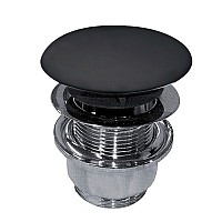 Донный клапан Kerasan Nolita 923331 черный матовый