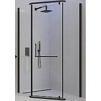 Душевой уголок Veconi Rovigo RV-36B 90x90 RV36B-90-01-C5 Черный матовый