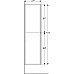 Высокий шкафчик Geberit Acanto 22 см 500.638.JK.2
