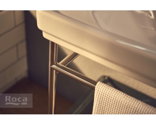 Тумба под раковину Roca 851370425, Раковина на каркасе из нержавеющей стали