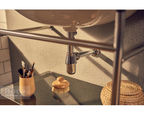 Тумба под раковину Roca 851370425, Раковина на каркасе из нержавеющей стали