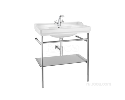 Тумба под раковину Roca 851370425, Раковина на каркасе из нержавеющей стали
