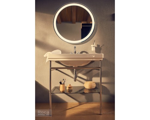 Тумба под раковину Roca 851370425, Раковина на каркасе из нержавеющей стали