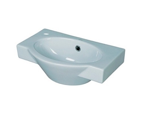 Полукруглая раковина Santek Форум 45 1WH110542 отверстие под смеситель слева