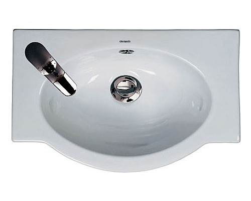 Полукруглая раковина Santek Форум 45 1WH110542 отверстие под смеситель слева