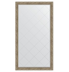 Зеркало Evoform Exclusive-G Floor 200х110 с гравировкой в багетной раме - Виньетка античное серебро 85 мм