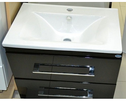 Тумба под раковину Bellezza Берта 100 4635217510040 подвесная Черная