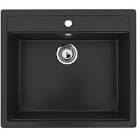Кухонная мойка Ulgran Classic U-104-344 Ультра-черная