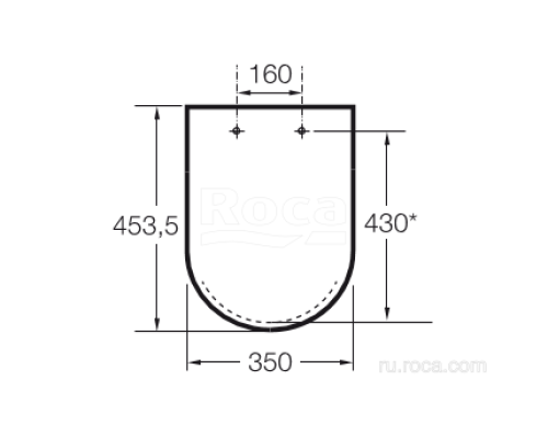 Крышка-сиденье Roca Gap 801472004 с микролифтом