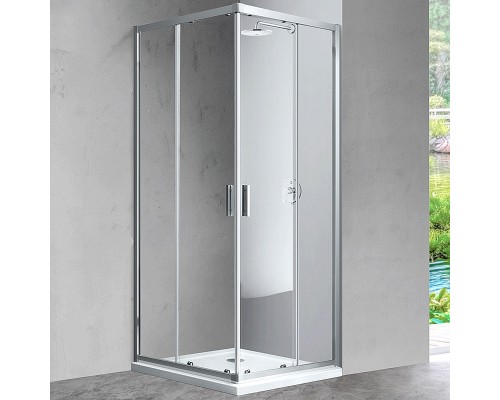 Душевой уголок Vincea Scala 90x90 Хром, арт