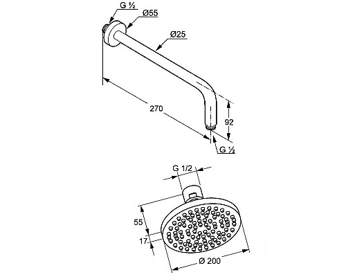 Комплект смесителей Kludi Pure Easy 376300565 Хром