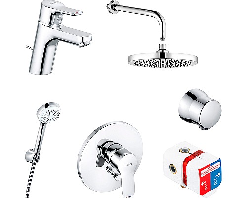 Комплект смесителей Kludi Pure Easy 376300565 Хром