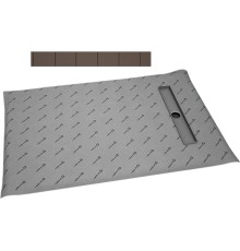 Душевая плита Radaway RadаDrain 119x79 с решеткой под плитку Basic