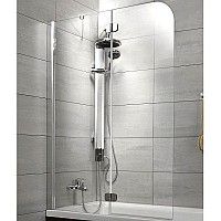 Шторка на ванну Radaway Torrenta PND 110 201202-101NL профиль Хром стекло прозрачное