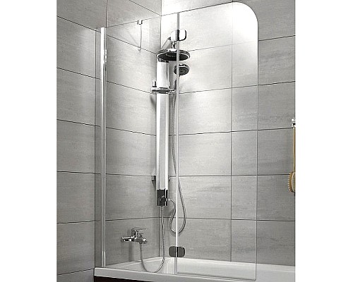 Шторка на ванну Radaway Torrenta PND 110 201202-101NL профиль Хром стекло прозрачное