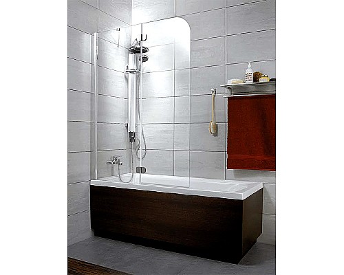 Шторка на ванну Radaway Torrenta PND 110 201202-101NL профиль Хром стекло прозрачное