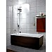 Шторка на ванну Radaway Torrenta PND 110 201202-101NL профиль Хром стекло прозрачное