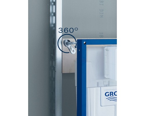 Инсталляция Grohe Rapid SL для унитаза с клавишей смыва Хром