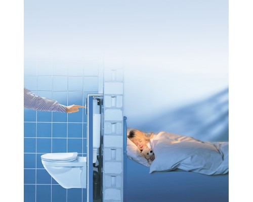 Инсталляция Grohe Rapid SL для унитаза с клавишей смыва Хром