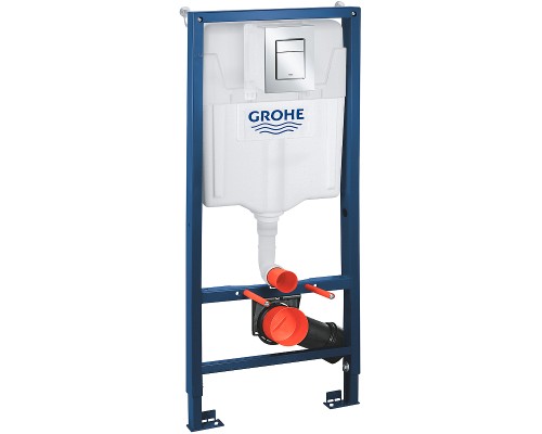 Инсталляция Grohe Rapid SL для унитаза с клавишей смыва Хром