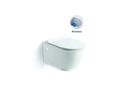 Унитаз подвесной Vincea Bordo VT1-16 ультратонкое сиденье soft close P-trap