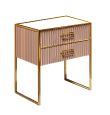 Тумба Armadi Art Monaco 80см h84см капучино глянец золото под раковину моноблок