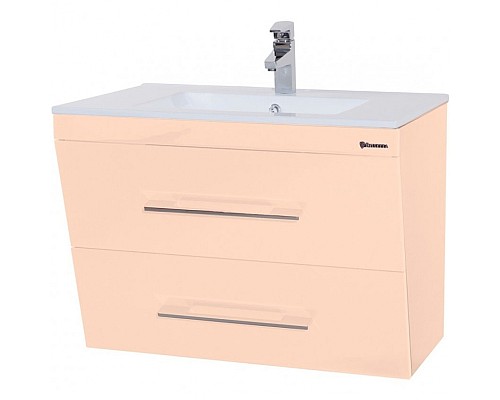 Тумба под раковину Bellezza Берта 100 4635217510071 подвесная Бежевая